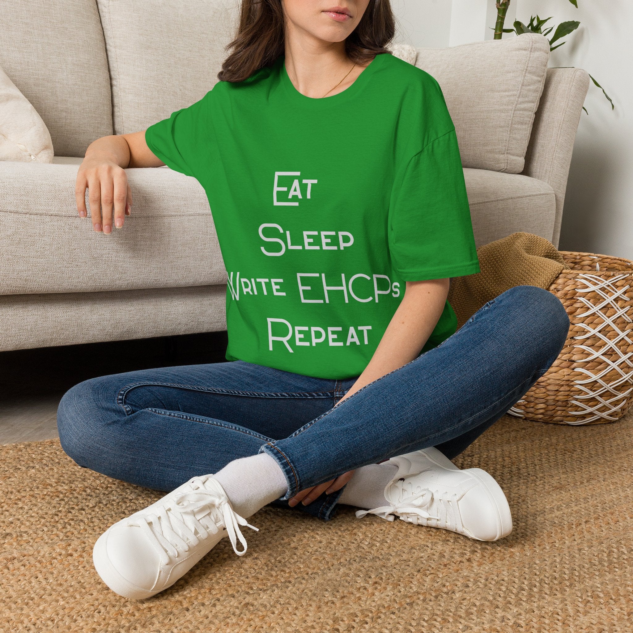 Eat Sleep Write EHCPs Repeat - SEND Teacher, SENCO, Parent Tee