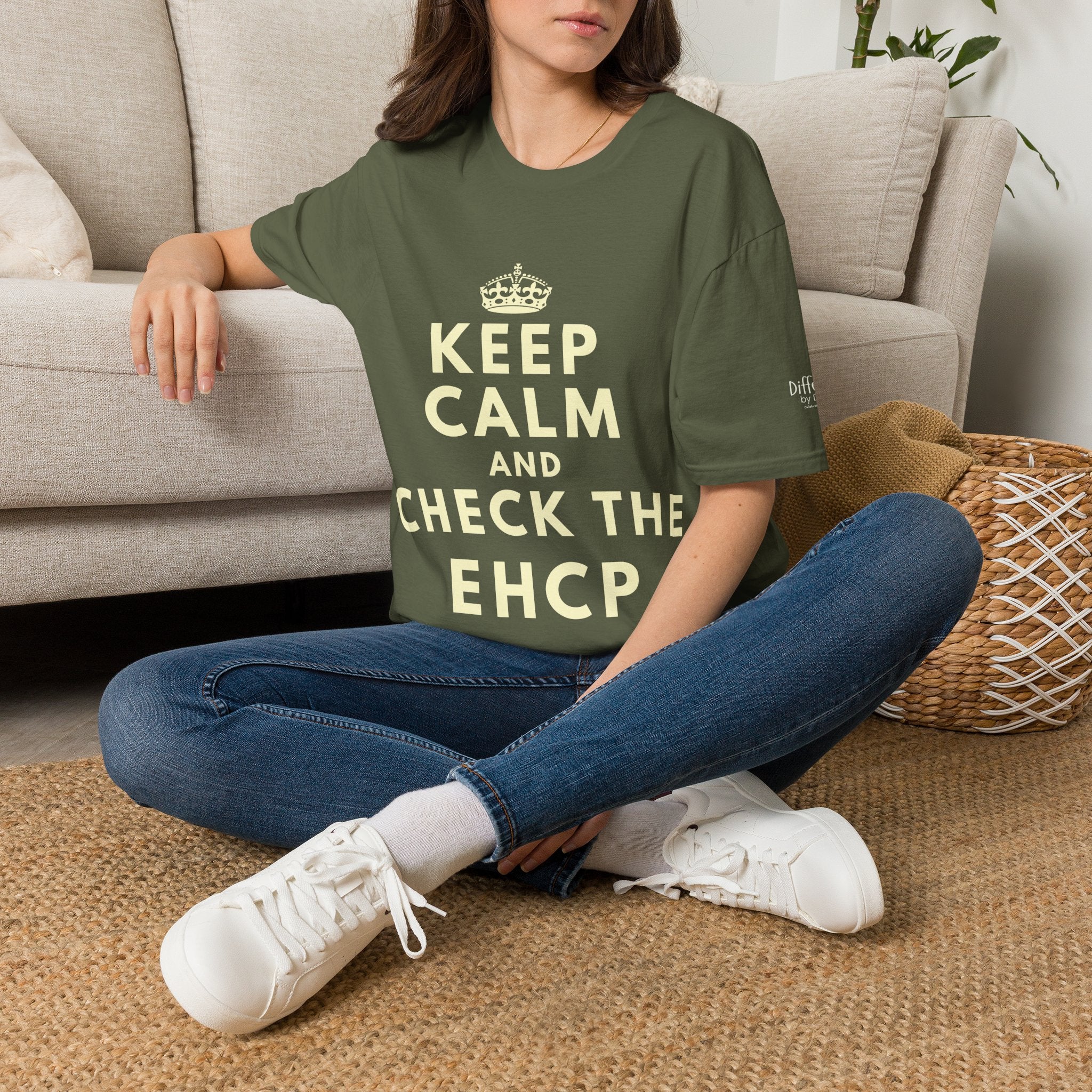 Keep Calm and Check the EHCP - Unisex Softstyle T-Shirt. perfect for SEND Departments, Teachers, TA's, SENDCO's