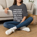 Autism Awareness T-Shirt — "Autism: Because Thinking Outside of the Box Is Easier"