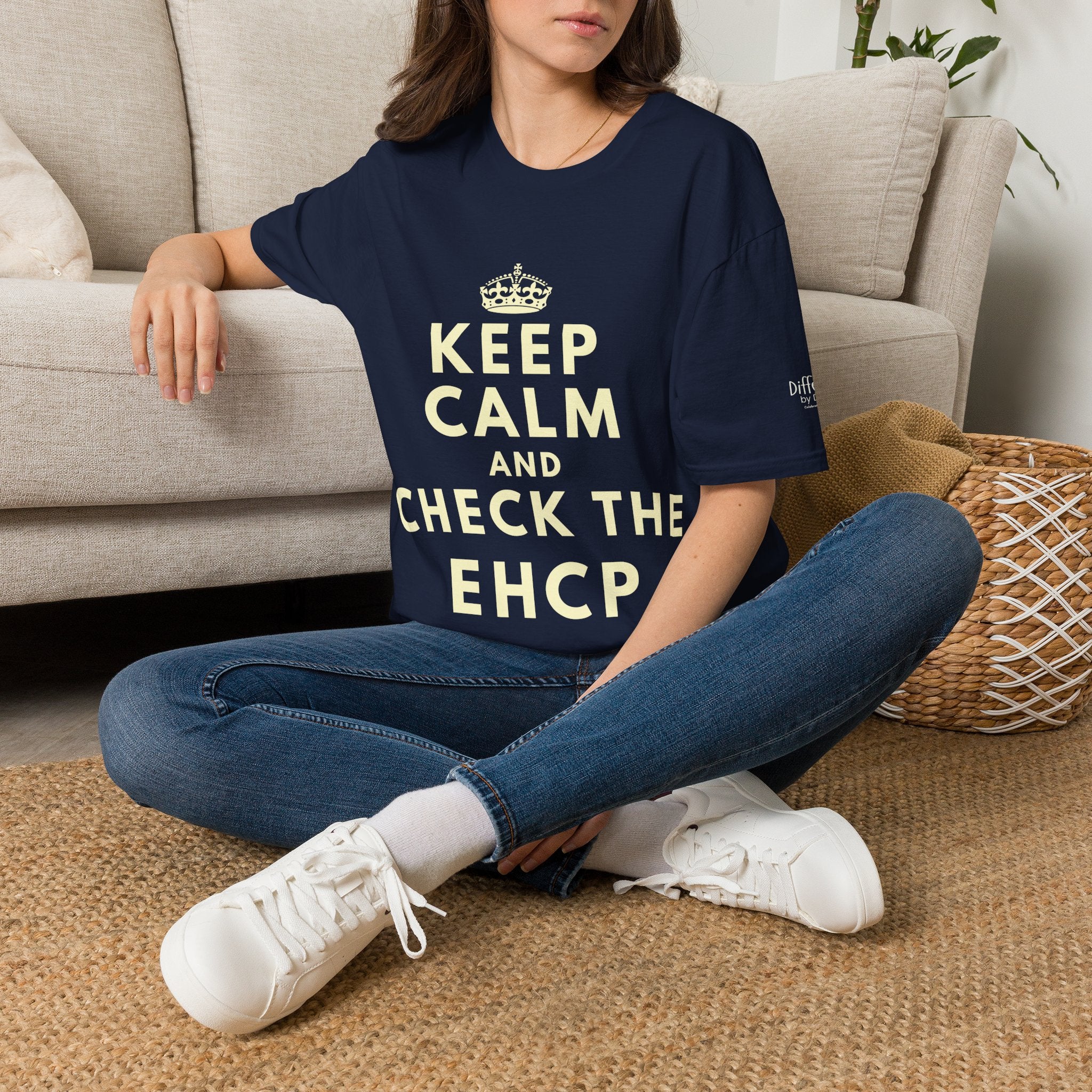 Keep Calm and Check the EHCP - Unisex Softstyle T-Shirt. perfect for SEND Departments, Teachers, TA's, SENDCO's