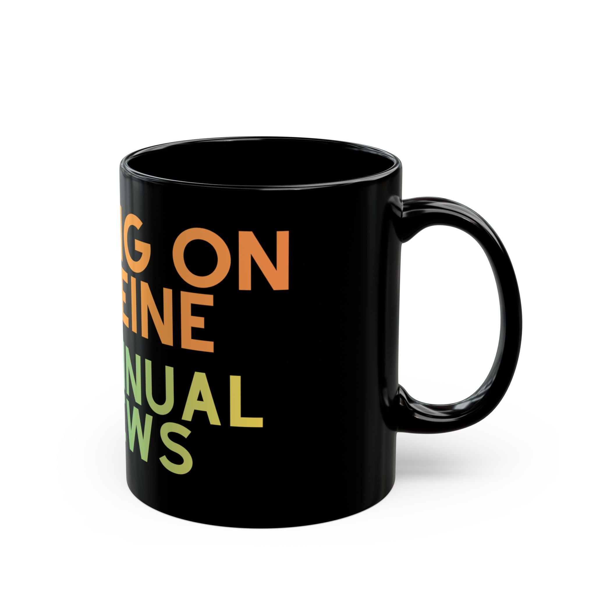 Running on Caffeine and Annual Reviews Mug - Teacher, TA, SENCO Gift idea