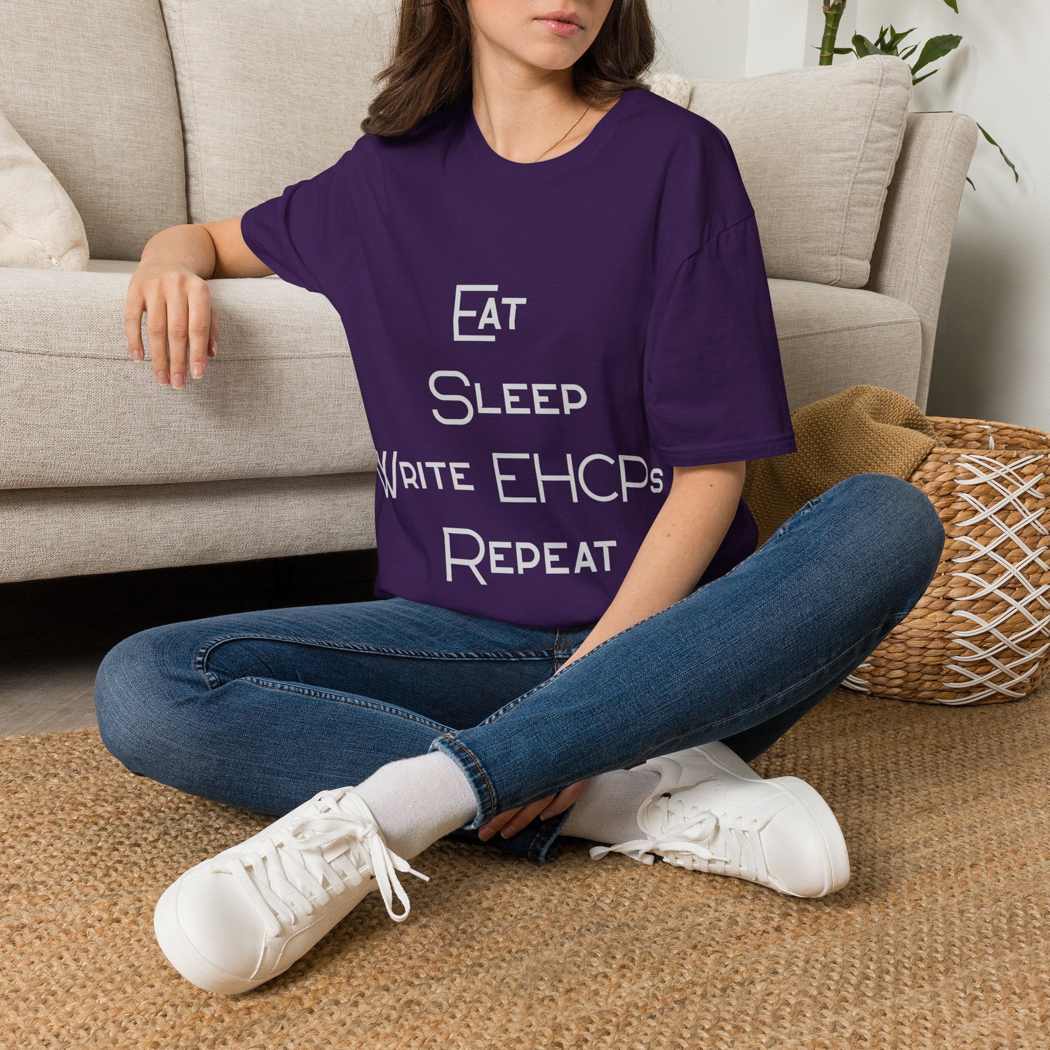 Eat Sleep Write EHCPs Repeat - SEND Teacher, SENCO, Parent Tee