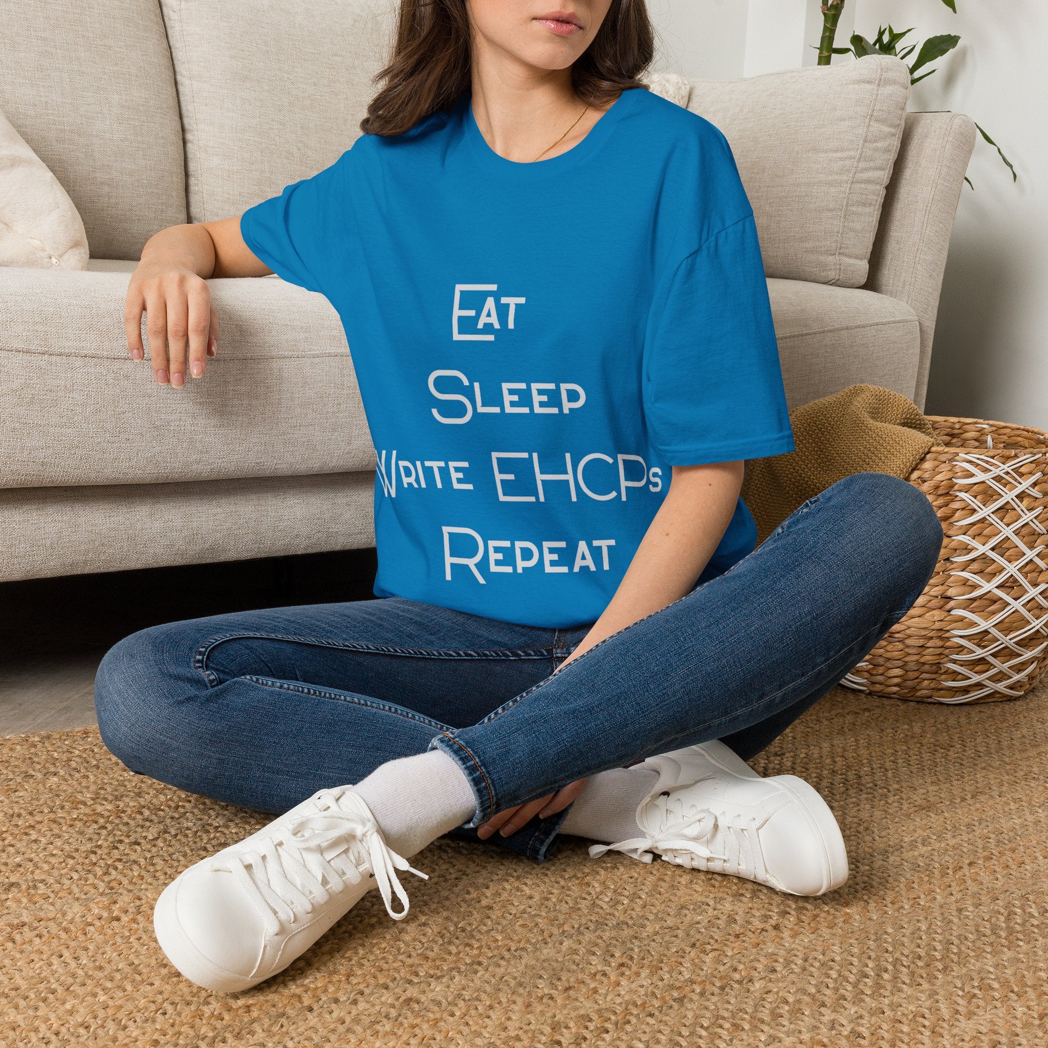 Eat Sleep Write EHCPs Repeat - SEND Teacher, SENCO, Parent Tee