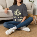 Keep Calm and Check the EHCP - Unisex Softstyle T-Shirt. perfect for SEND Departments, Teachers, TA's, SENDCO's