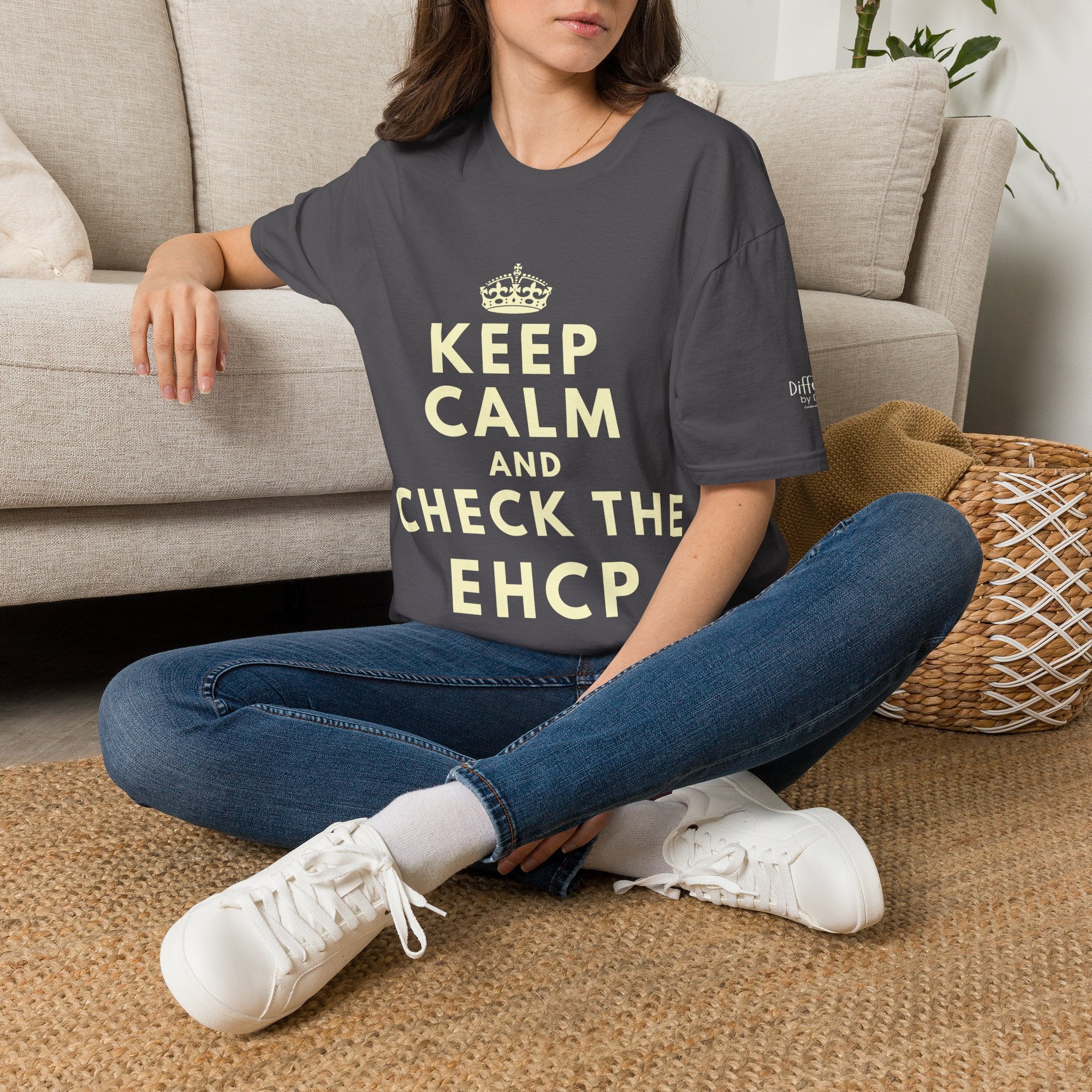 Keep Calm and Check the EHCP - Unisex Softstyle T-Shirt. perfect for SEND Departments, Teachers, TA's, SENDCO's