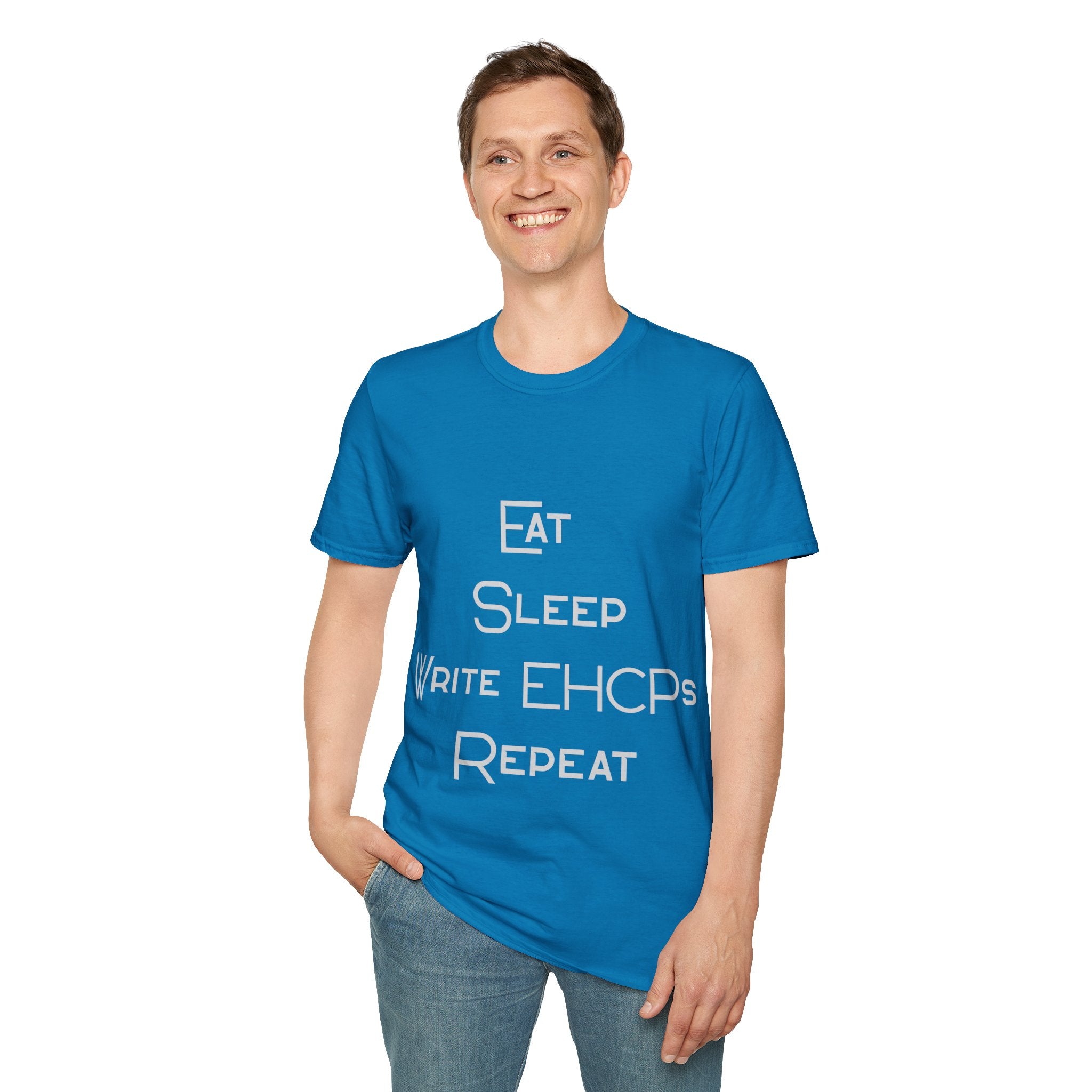 Eat Sleep Write EHCPs Repeat - SEND Teacher, SENCO, Parent Tee