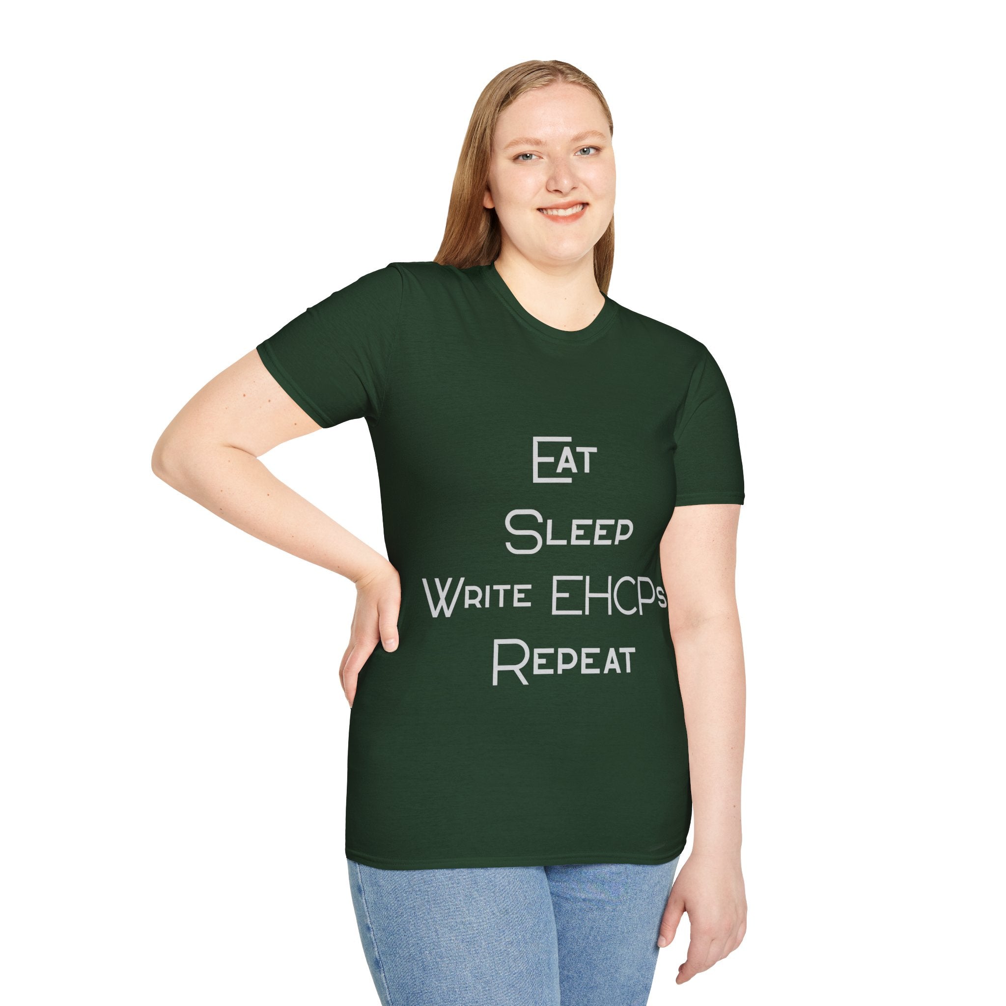 Eat Sleep Write EHCPs Repeat - SEND Teacher, SENCO, Parent Tee