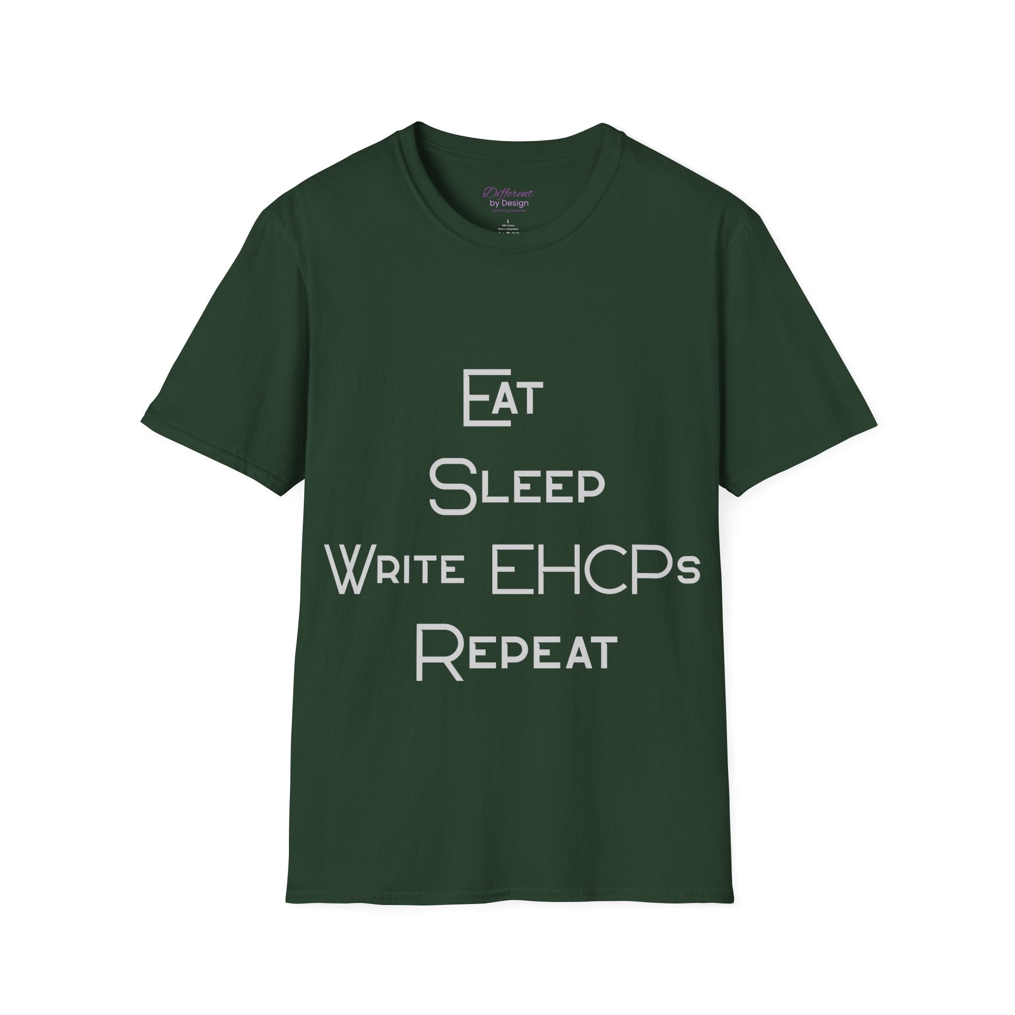 Eat Sleep Write EHCPs Repeat - SEND Teacher, SENCO, Parent Tee