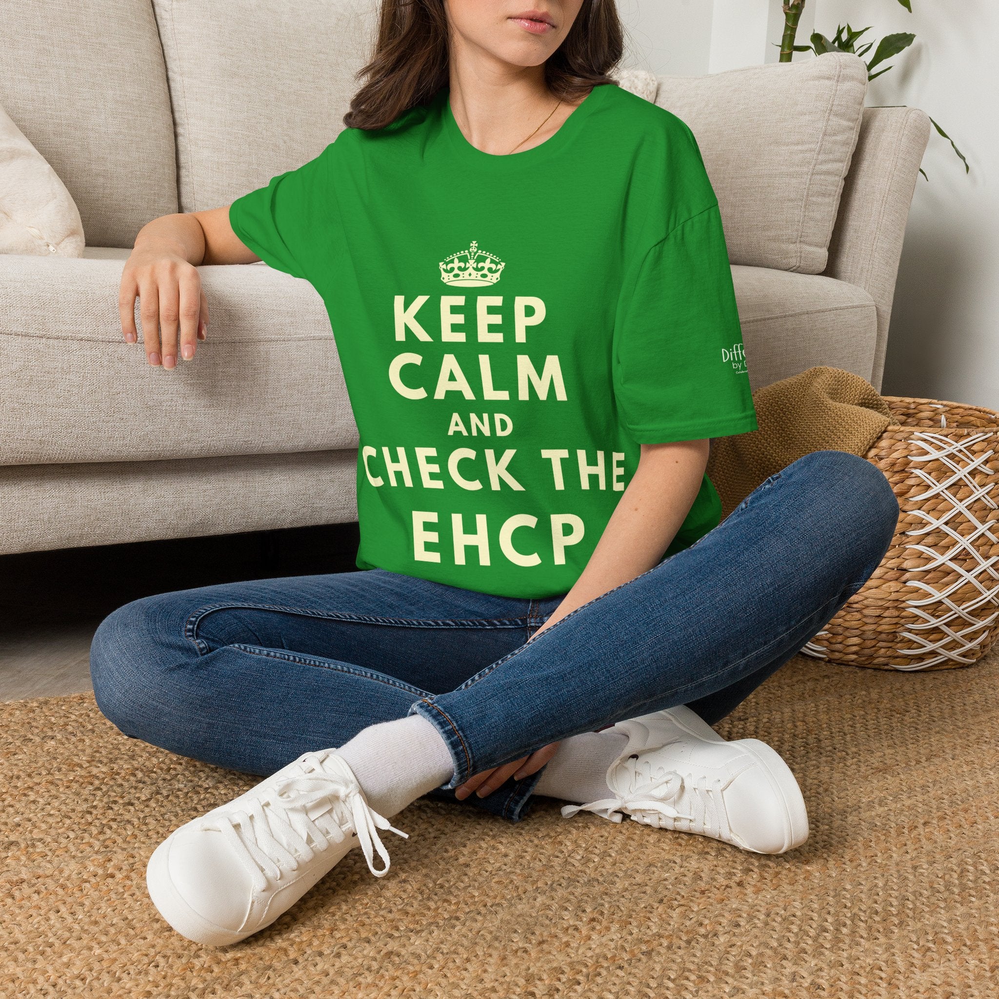 Keep Calm and Check the EHCP - Unisex Softstyle T-Shirt. perfect for SEND Departments, Teachers, TA's, SENDCO's