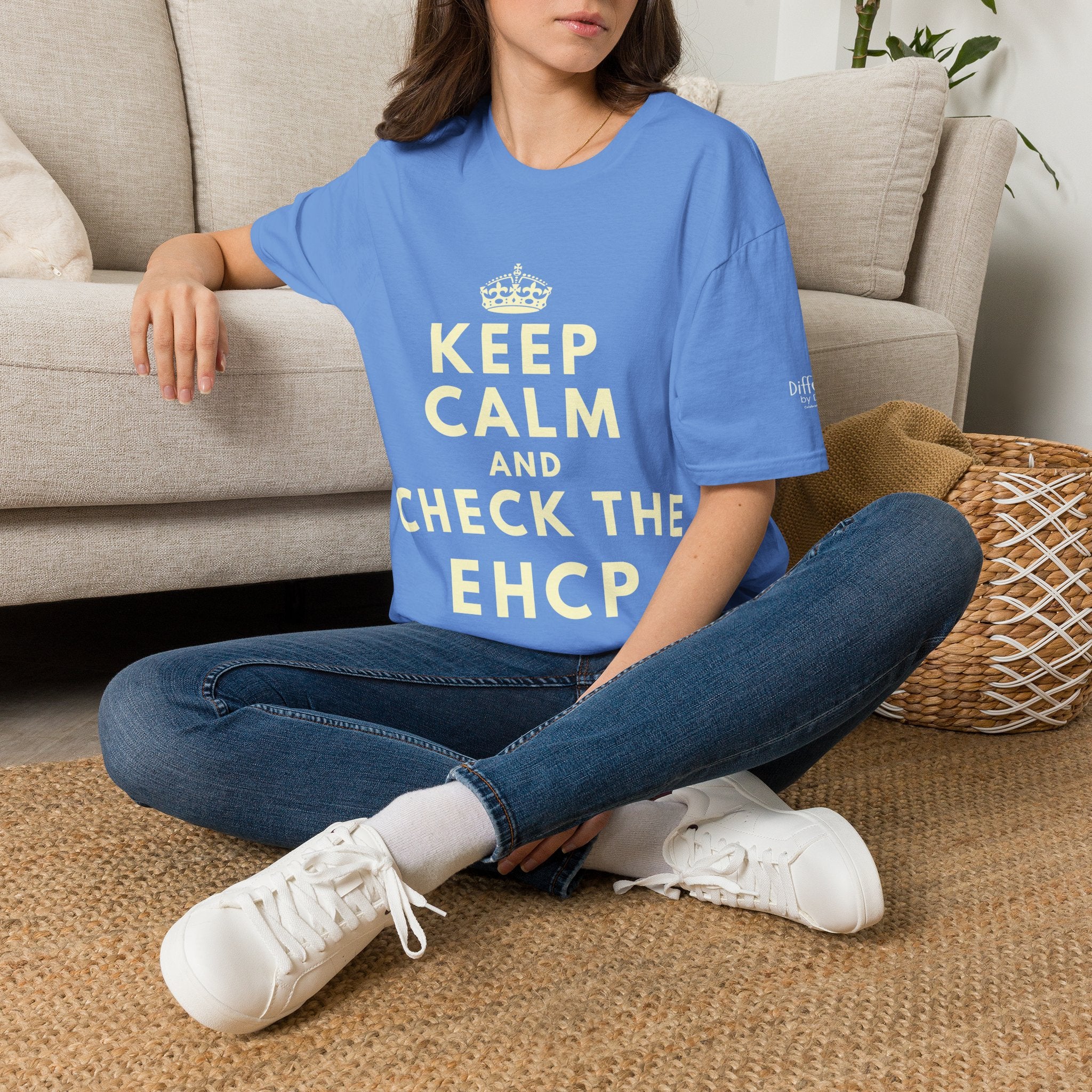 Keep Calm and Check the EHCP - Unisex Softstyle T-Shirt. perfect for SEND Departments, Teachers, TA's, SENDCO's