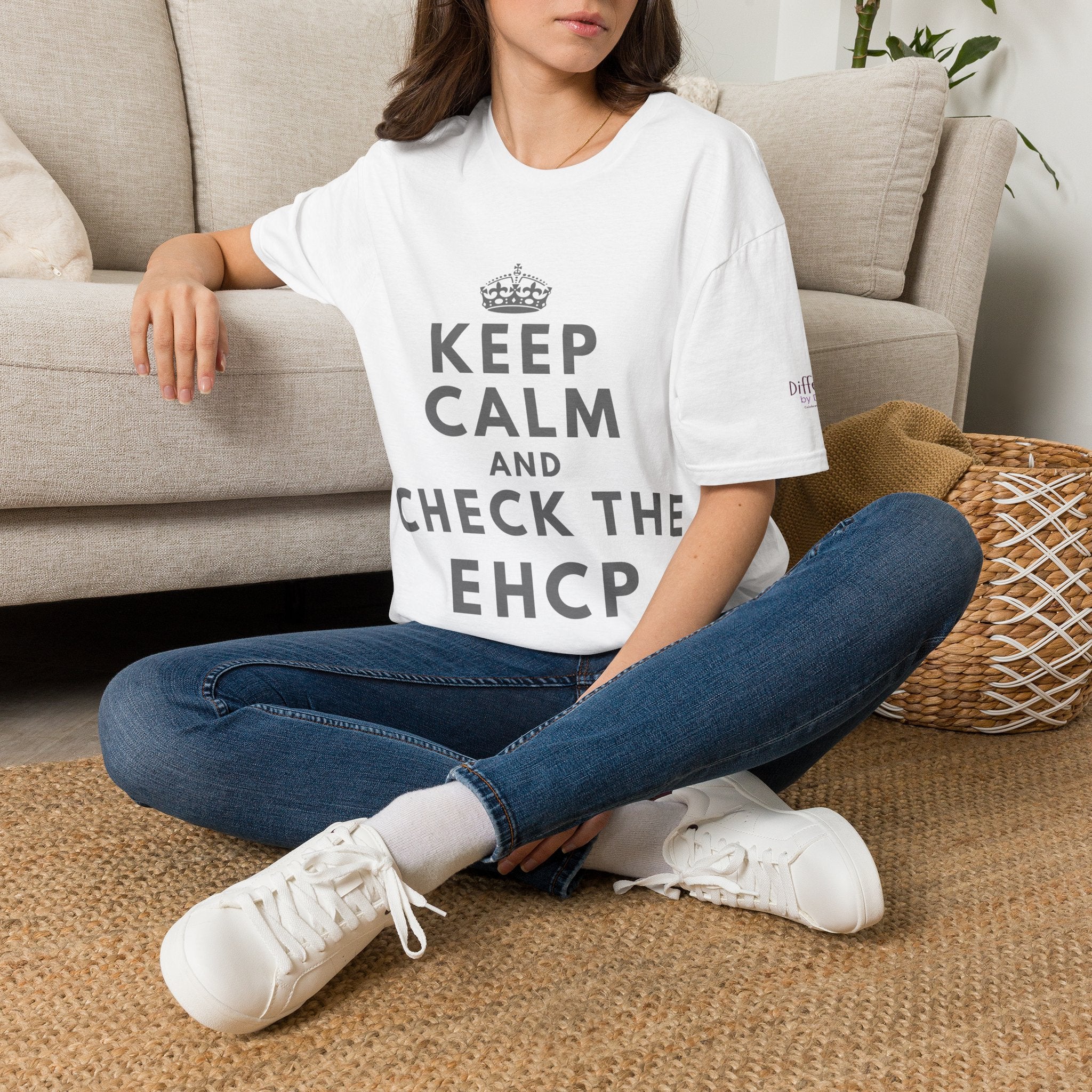 Keep Calm and Check the EHCP - Unisex Softstyle T-Shirt. perfect for SEND Departments, Teachers, TA's, SENDCO's