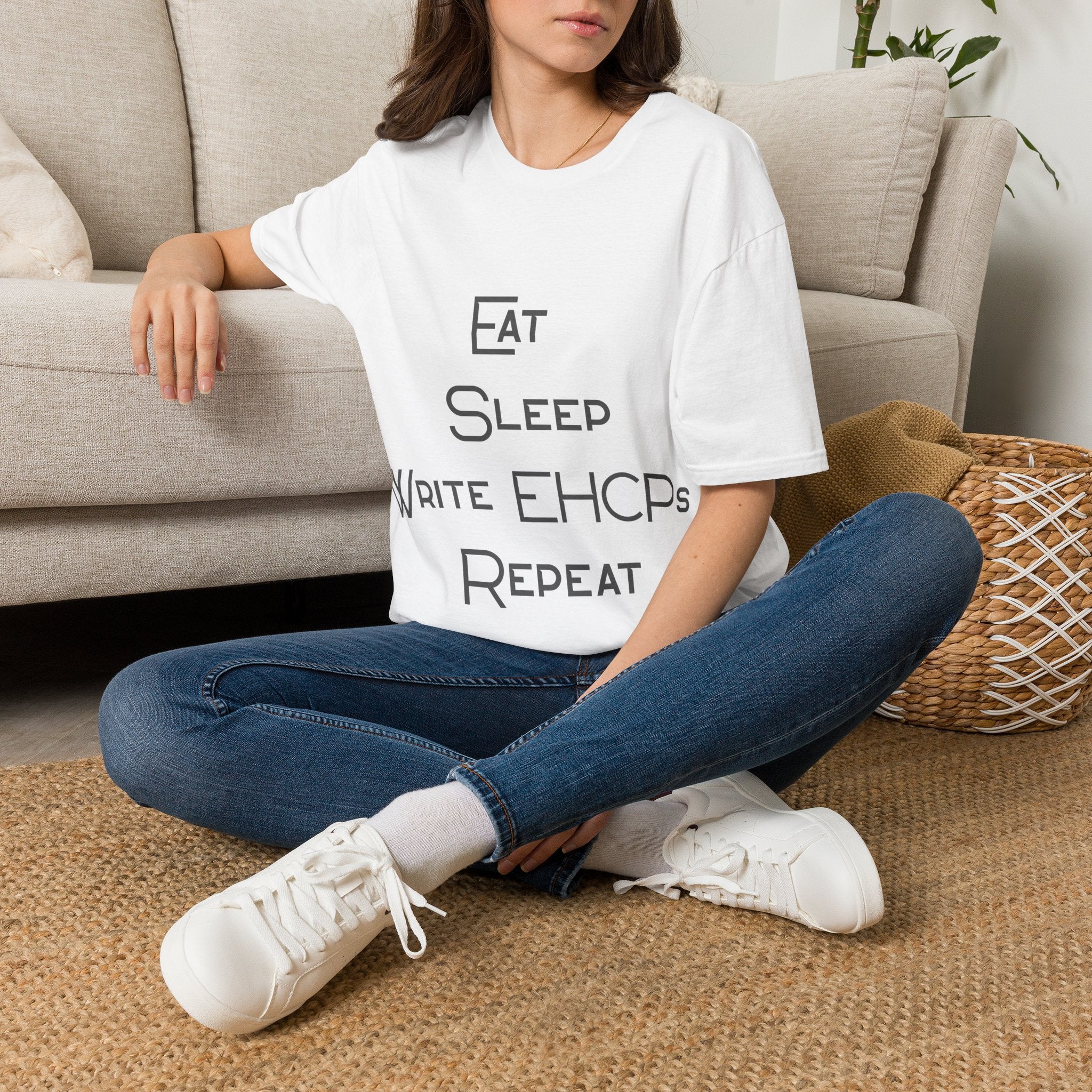 Eat Sleep Write EHCPs Repeat - SEND Teacher, SENCO, Parent Tee