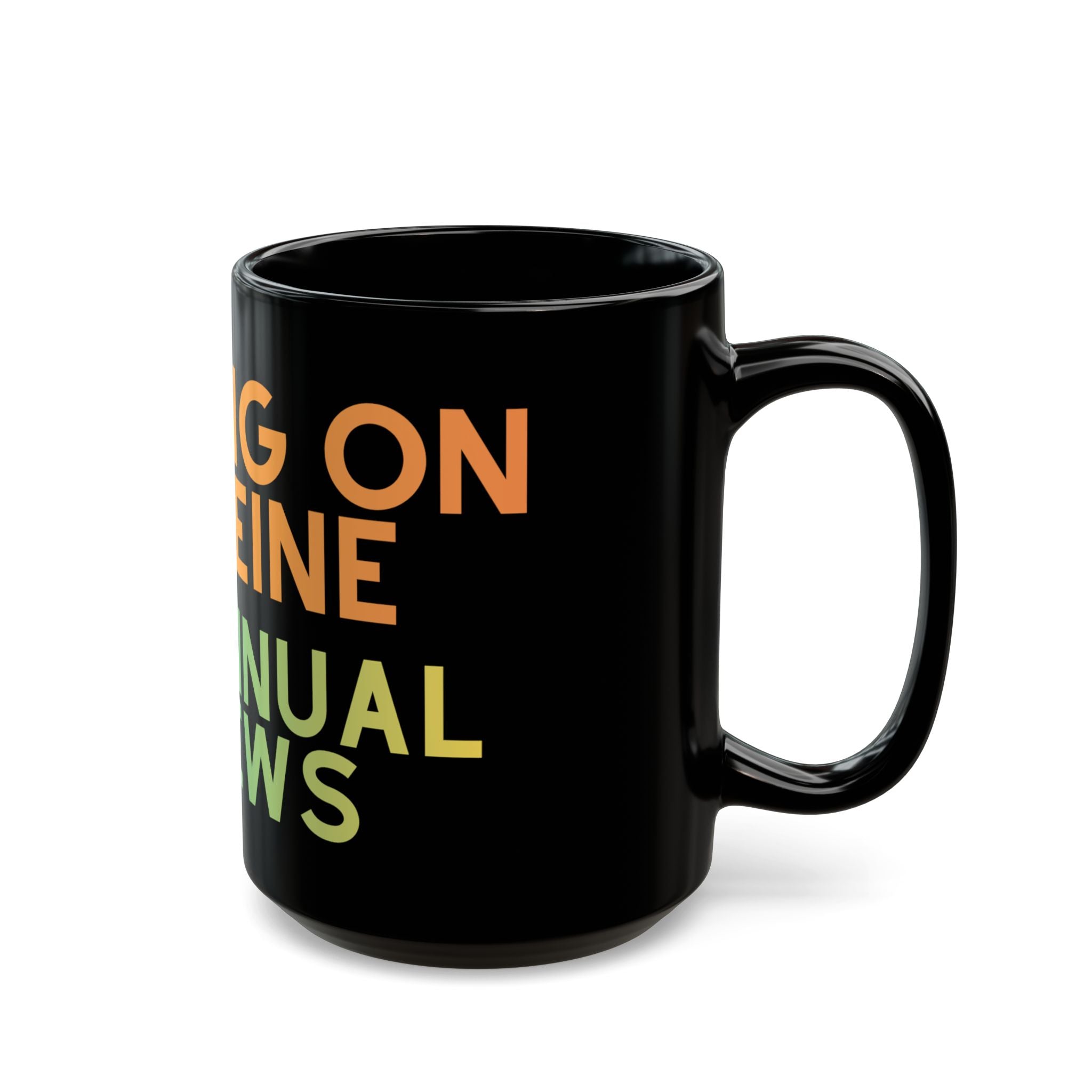 Running on Caffeine and Annual Reviews Mug - Teacher, TA, SENCO Gift idea