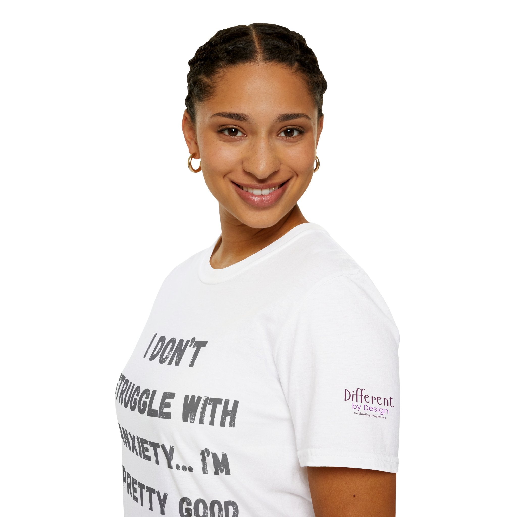 Anxiety Awareness T-Shirt — "I Don’t Struggle With Anxiety… I’m Pretty Good At It" Graphic Tee, Funny SEND Slogans