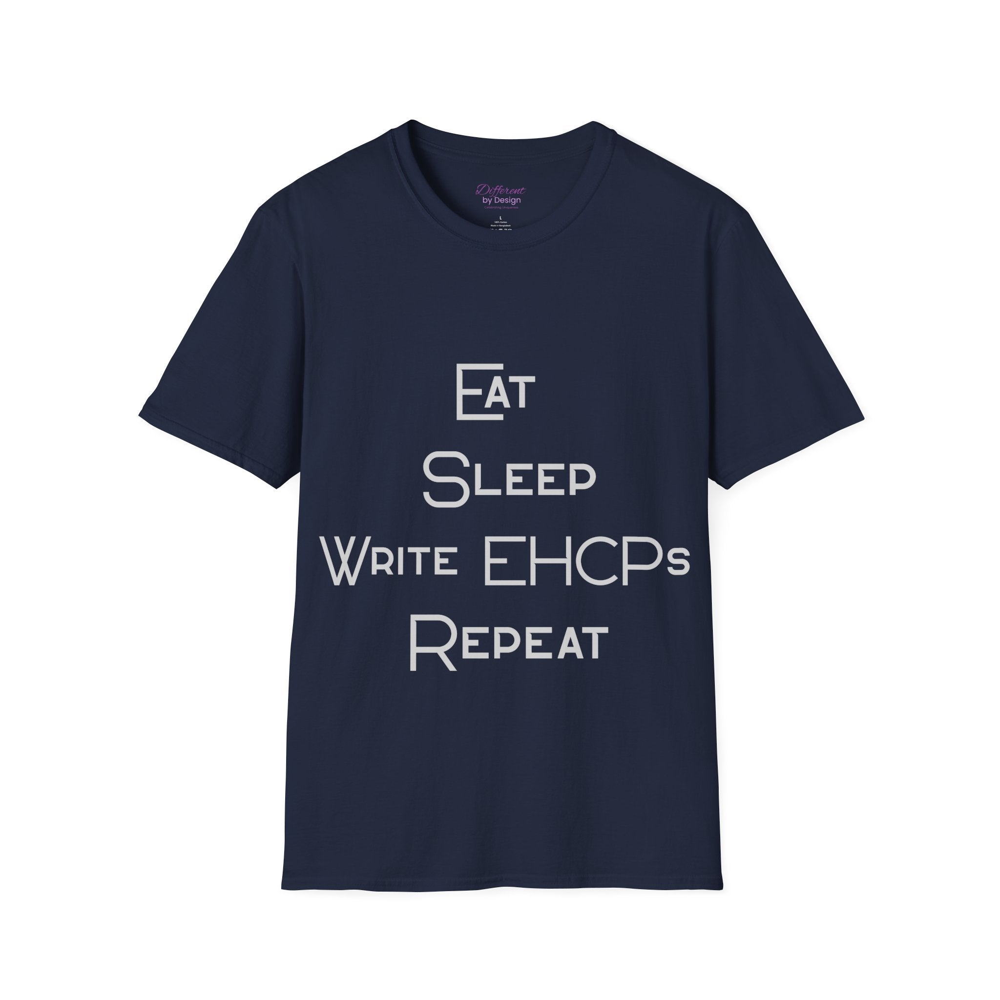Eat Sleep Write EHCPs Repeat - SEND Teacher, SENCO, Parent Tee