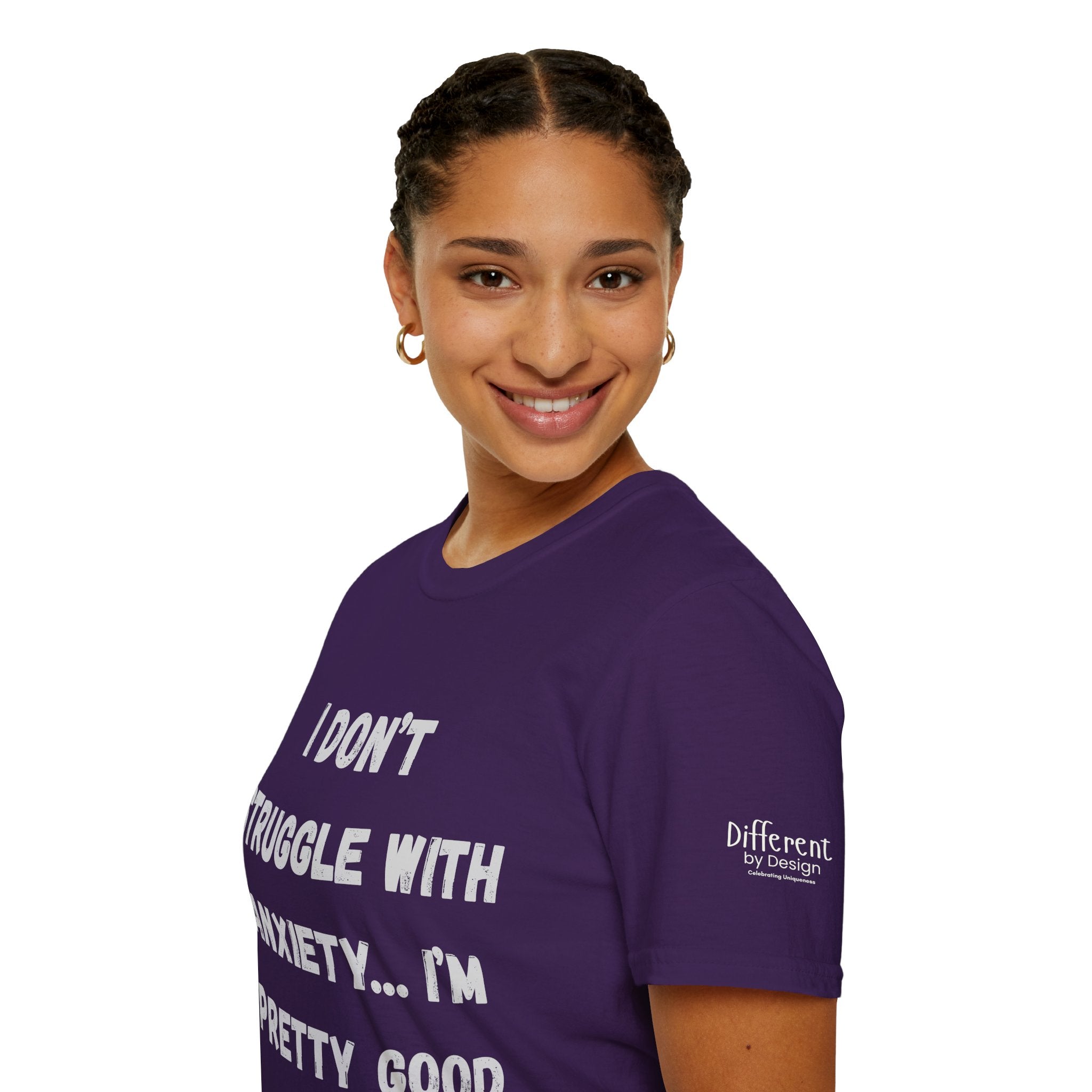 Anxiety Awareness T-Shirt — "I Don’t Struggle With Anxiety… I’m Pretty Good At It" Graphic Tee, Funny SEND Slogans