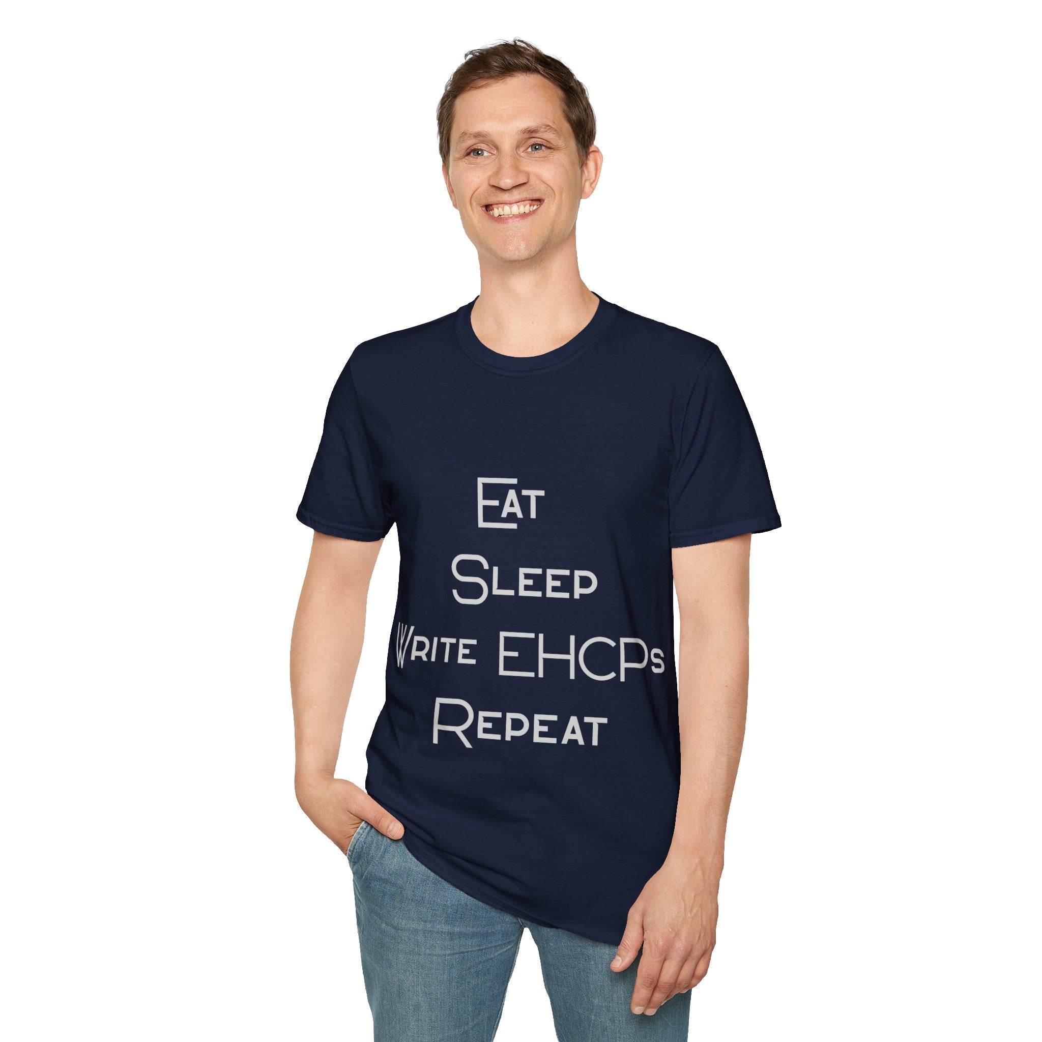 Eat Sleep Write EHCPs Repeat - SEND Teacher, SENCO, Parent Tee