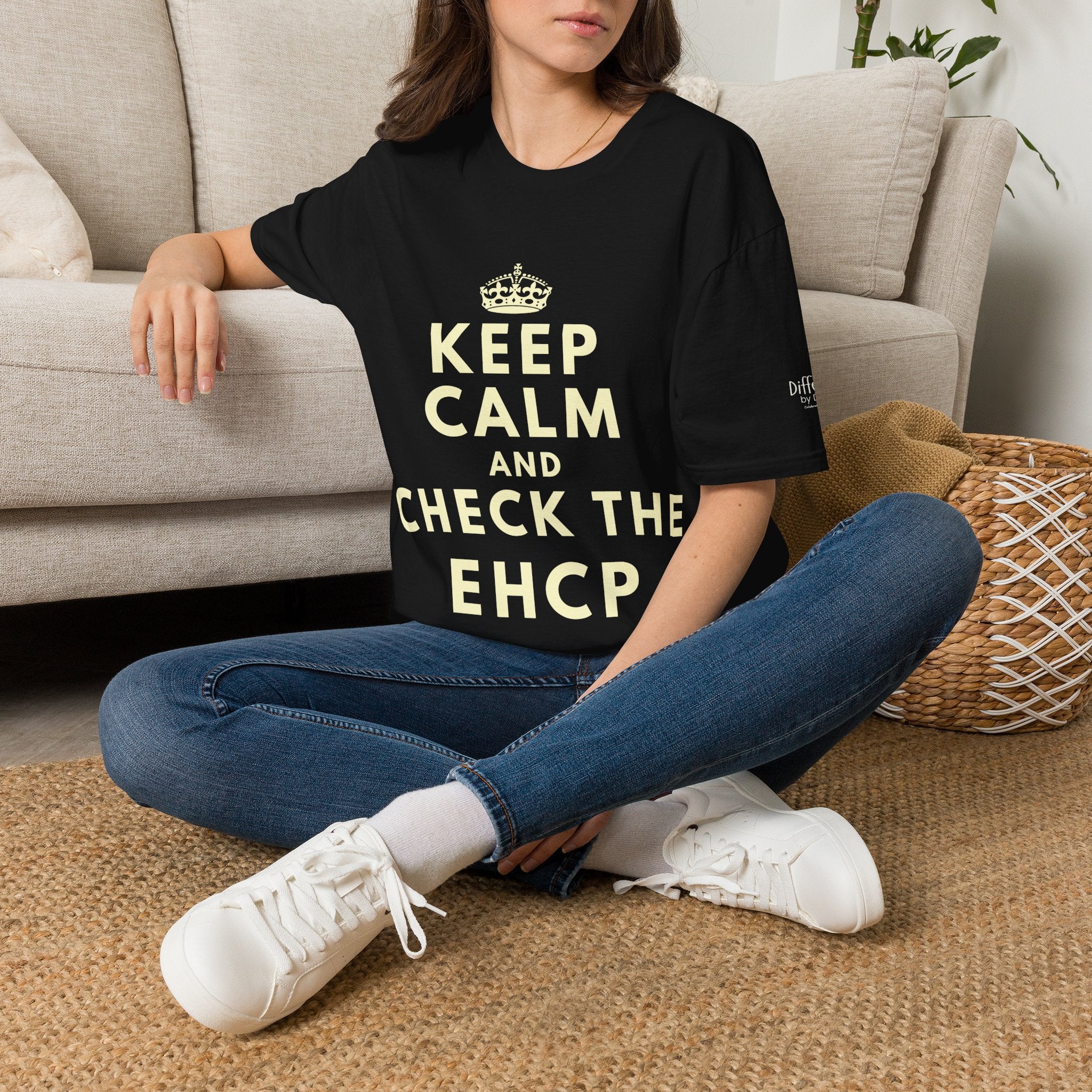 Keep Calm and Check the EHCP - Unisex Softstyle T-Shirt. perfect for SEND Departments, Teachers, TA's, SENDCO's