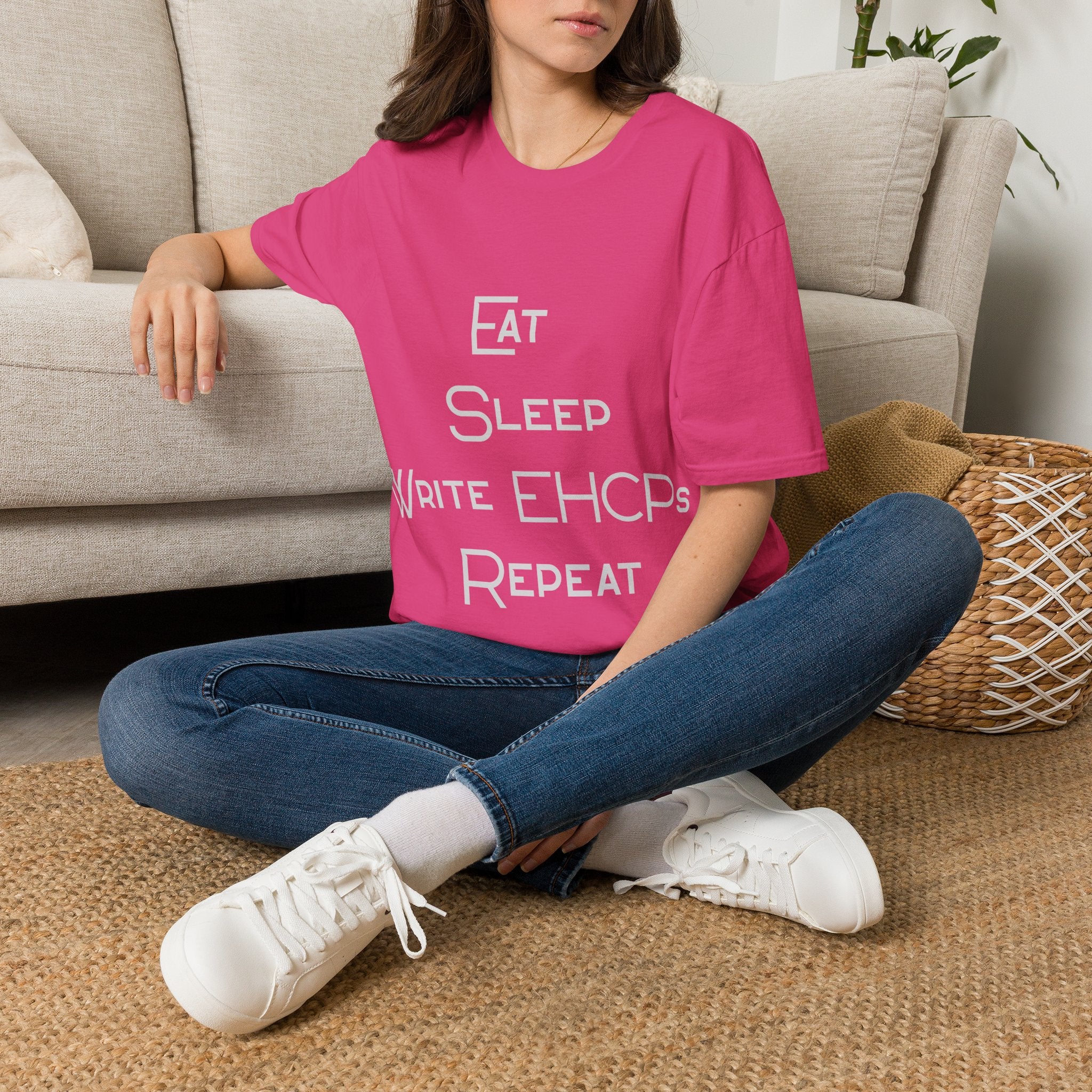 Eat Sleep Write EHCPs Repeat - SEND Teacher, SENCO, Parent Tee