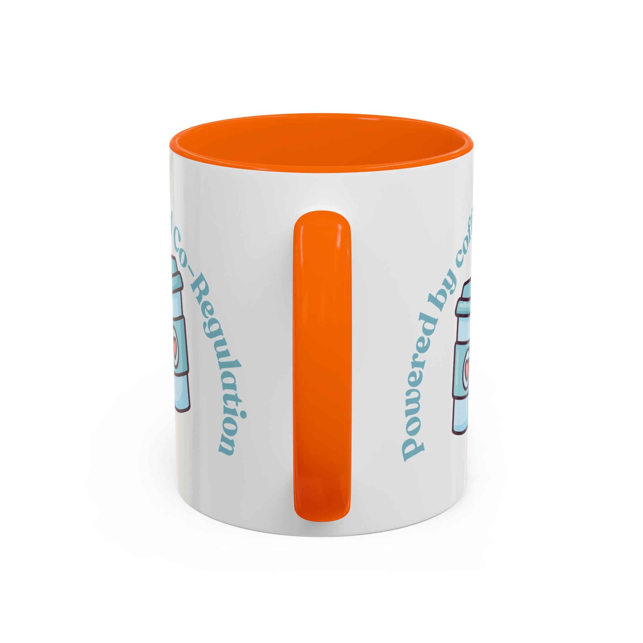 Coffee Mug — "Powered by Coffee and Co-Regulation" Funny SEND Slogan mug, cup