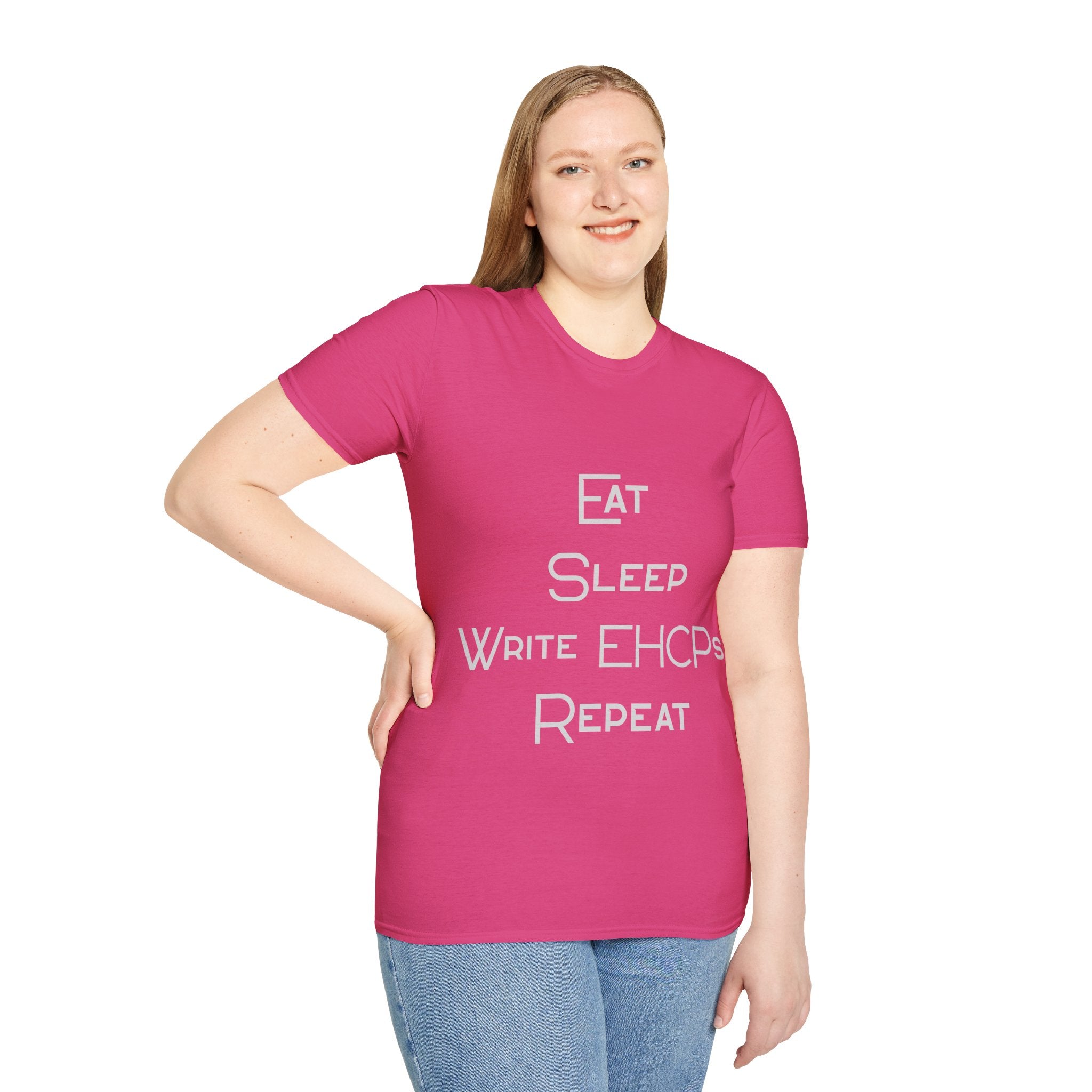 Eat Sleep Write EHCPs Repeat - SEND Teacher, SENCO, Parent Tee