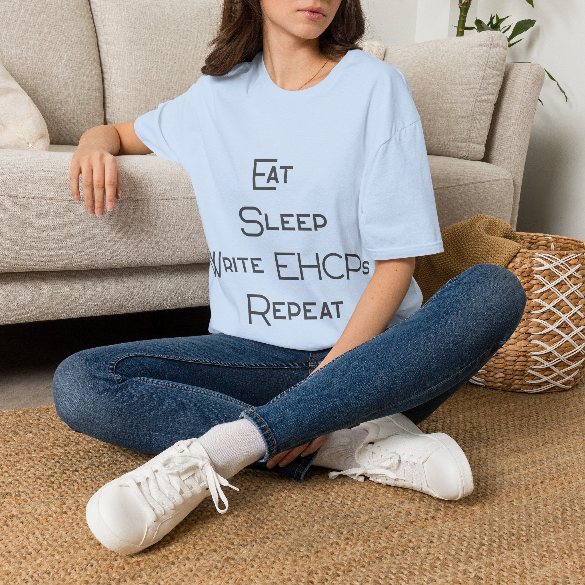 Eat Sleep Write EHCPs Repeat - SEND Teacher, SENCO, Parent Tee