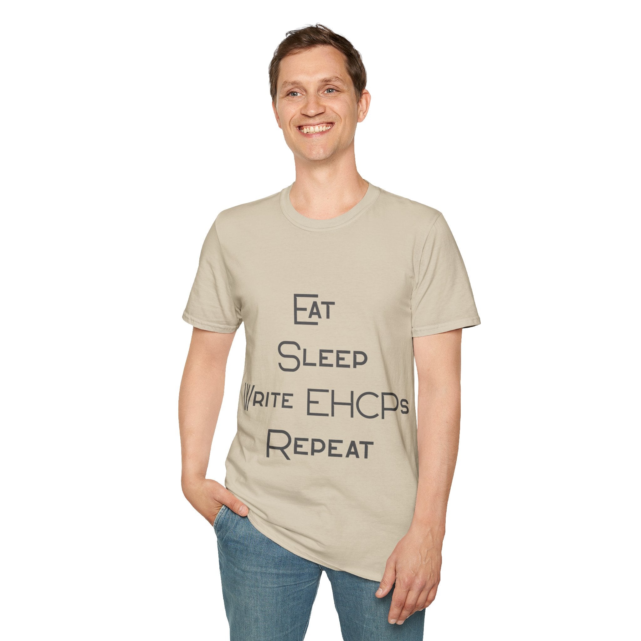 Eat Sleep Write EHCPs Repeat - SEND Teacher, SENCO, Parent Tee