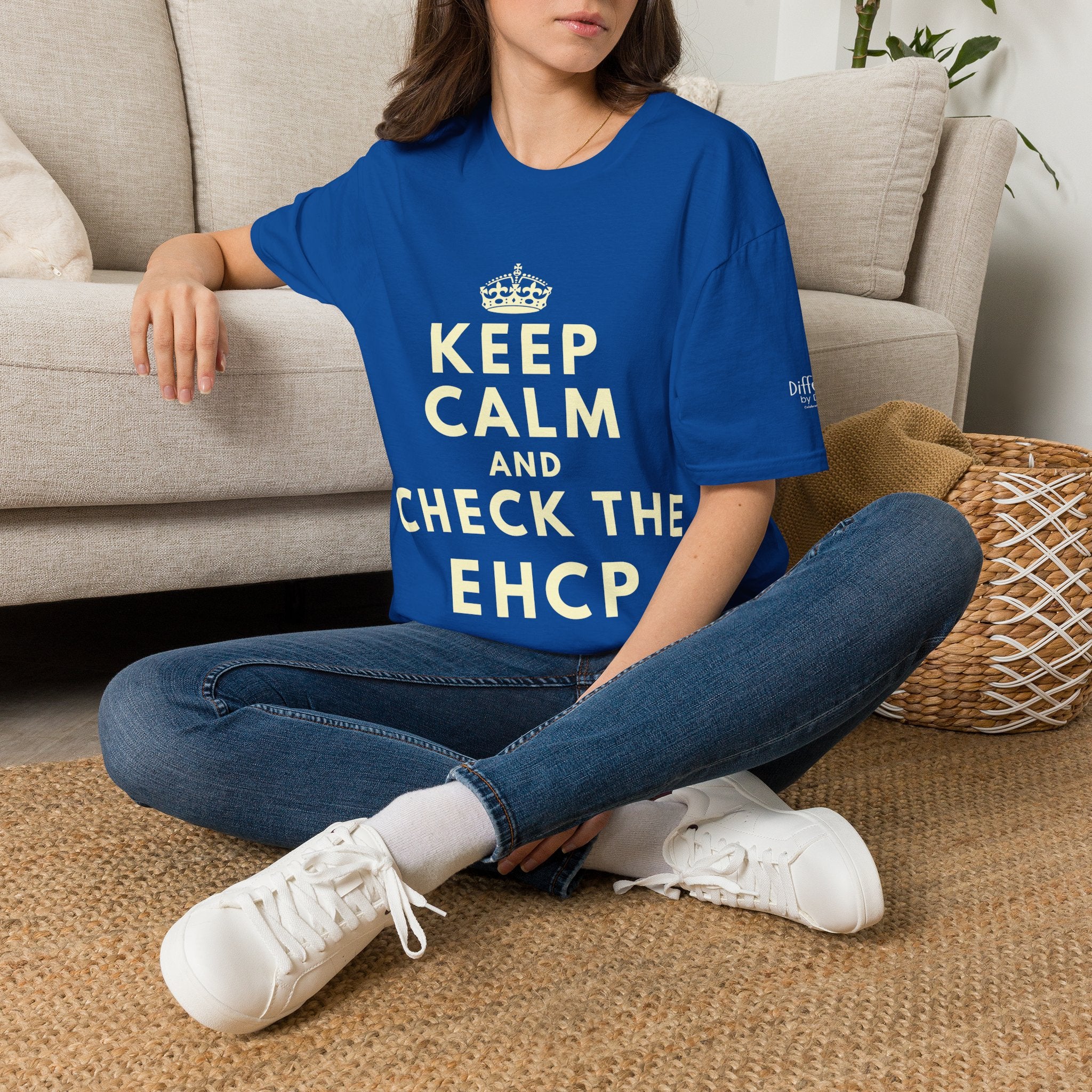 Keep Calm and Check the EHCP - Unisex Softstyle T-Shirt. perfect for SEND Departments, Teachers, TA's, SENDCO's