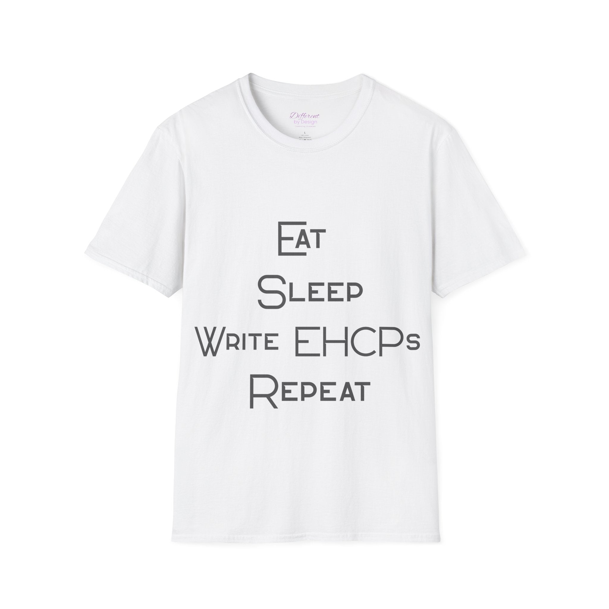 Eat Sleep Write EHCPs Repeat - SEND Teacher, SENCO, Parent Tee